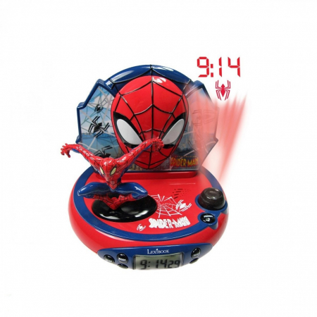 Toate Produsele - Ceas desteptator pentru copii Spiderman,Multicolor, 3D