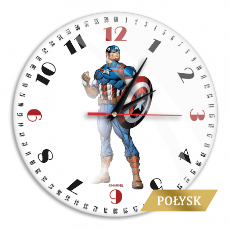 Toate Produsele - Ceas perete Avengers Captain America