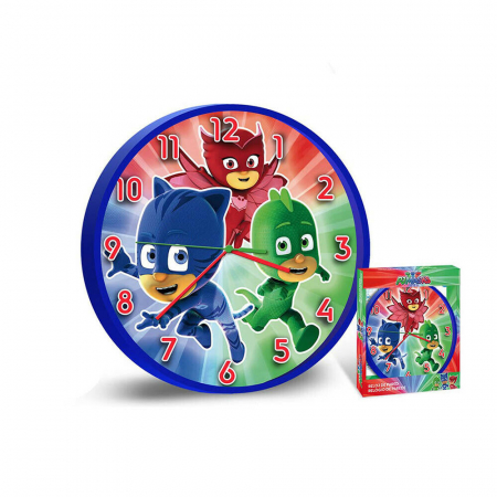 Accesorii Copii - Ceas perete Pj Masks - Eroii in pijamale
