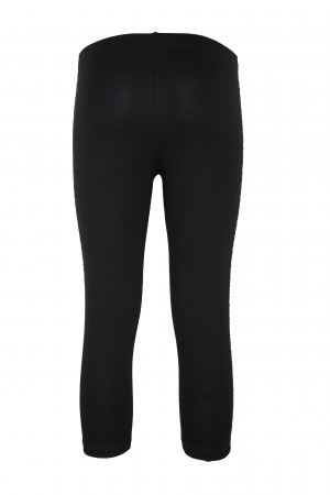 Colanti dama capri 3/4, Lolami,Negru/Fucsia, marime S/M [2]