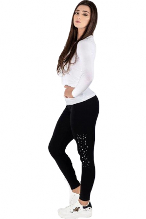 Colanti - Colanti dama Lolami model perla,Negru, marime S/M