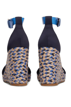 Espadrile Tommy Hilfiger Colorful High Wedge Satin Sandal FW0FW07914 [4]