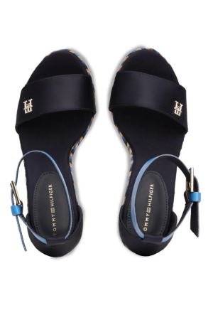 Espadrile Tommy Hilfiger Colorful High Wedge Satin Sandal FW0FW07914 [3]