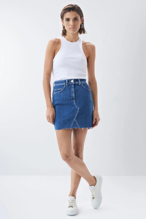 NOUTATI - Fusta de blugi Salsa Jeans Push In Secret Glamour