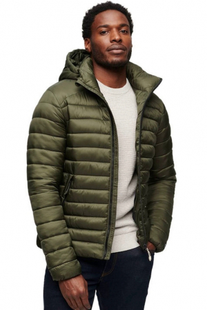 Geci si veste barbati - Geaca barbati Superdry Fuji Puffer M5011821A