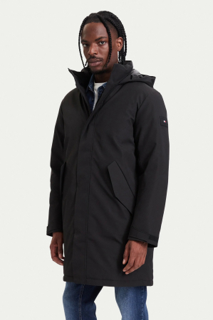 Geci si veste barbati - Geaca barbati Tech Hooded Padded Tommy Hilfiger MW0MW44989