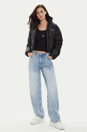 Geaca Dama Calvin Klein Jeans J20J223577 Puffer Cropped din Puf [2]