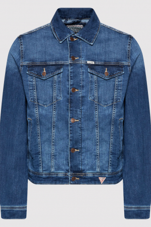 Jacheta de denim Guess cu aspect decolorat M1YXN1 [4]