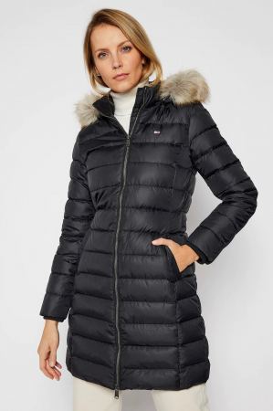 Geci si Veste dama - Geaca Tommy Hilfiger din puf Essential DW0DW09060