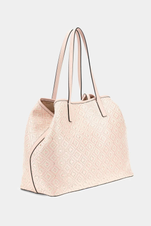 Geantă damă Guess Maxi Vikky roz pal cu pouch detașabil HWWR93 [1]