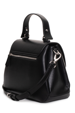 Geantă damă Mario Valentino neagră cu mâner și clapetă [1]