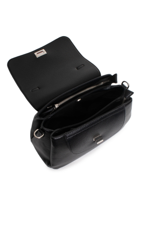 Geantă damă Mario Valentino neagră cu mâner și clapetă [2]