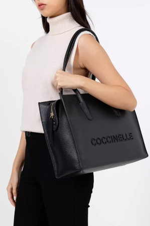 Myrtha Coccinelle E1UAK180101 Women's Leather Shopper Bag [2]