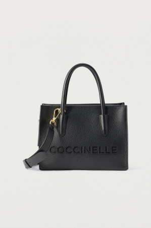 Women's accessories - Myrtha Coccinelle E1UAK180101 Women's Leather Shopper Bag