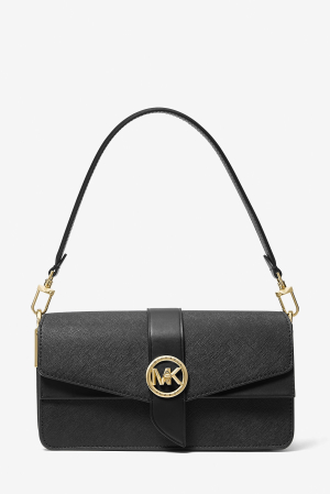 NOUTATI - Michael Kors Saffiano Leather Shoulder Bag Greenwich Medium