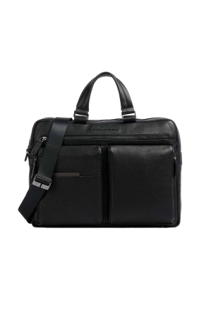 Selection Lux - Geanta laptop piele neagra Piquadro eleganta business