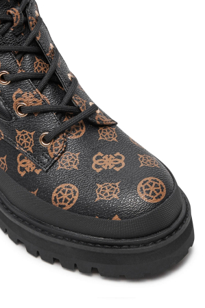 Ghete dama negre cu monogram Guess Badae2 FLFBD2 [6]