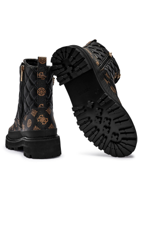 Ghete dama negre cu monogram Guess Badae2 FLFBD2 [3]