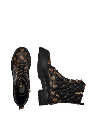 Ghete dama negre cu monogram Guess Badae2 FLFBD2 [4]