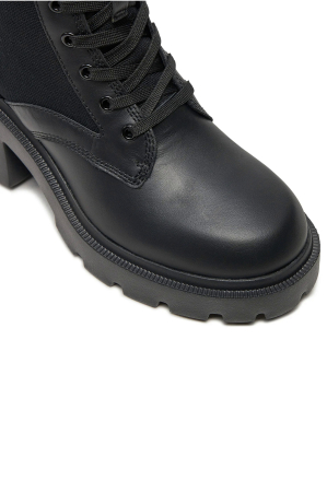 Ghete Dama Tommy Jeans EN0EN02556 Mid Heel Boot Mix Media [3]