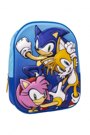 Super Reduceri -30%  Use code MEGA30 - Ghiozdan gradinita 3D Sonic 2100004683