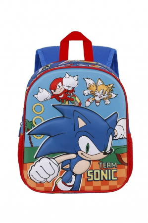 Super Reduceri -30%  Use code MEGA30 - Ghiozdan gradinita 3D Sonic Team