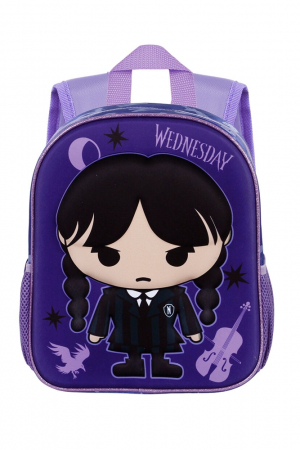 Super Reduceri -30%  Use code MEGA30 - Ghiozdan gradinita 3D Wednesday Chibi