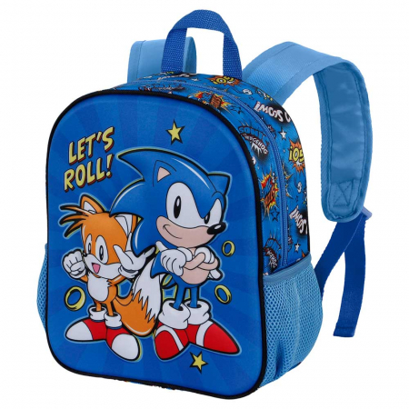 Ghiozdan prescolari Sonic Lets Rolls 3D [3]