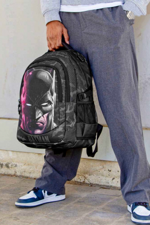 School Backpack Plus Batman Face [3]