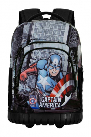 Ghiozdane si genti - Ghiozdan Troler Captain America Defender