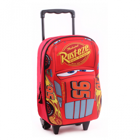 Ghiozdan Troler Disney Cars 3 Piston Cup 3D,Rosu, 38 x 28 x 12 cm [1]