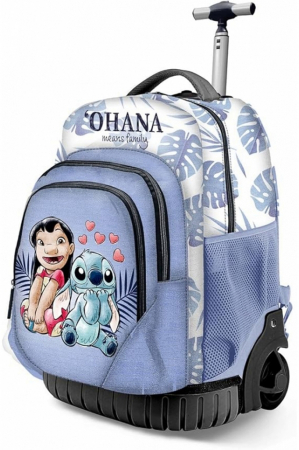 NOUTATI - Lilo and Stitch Couple Trolley Backpack