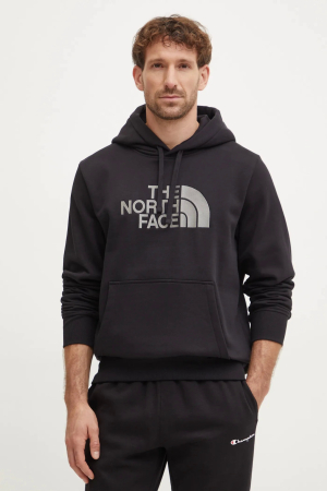 Hanorace barbati - Hanorac barbati The North Face NF0A89EMJK31 negru logo frontal