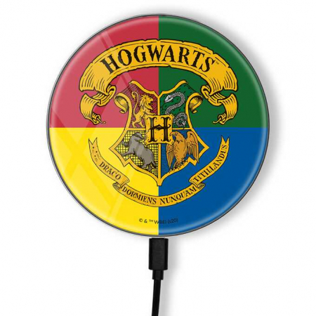Incarcatoare telefoane - Incarcator wireless Fast Charge Harry Potter Hogwarts