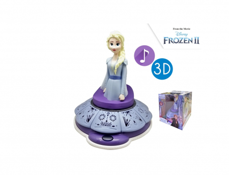 Super Reduceri -30%  Use code MEGA30 - Lampa de noptiera 3D Frozen cu sunet