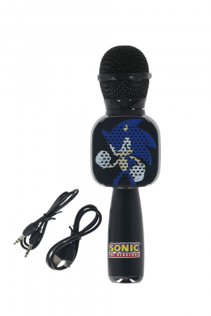 Accesorii Audio Hi-Fi - Microfon Karaoke pentru copii, Bluetooth, Sonic The Hedgehog