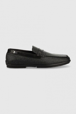 Mocasini barbati - Mocasini Calvin Klein Logo Hw Driver Mono HM0HM00843