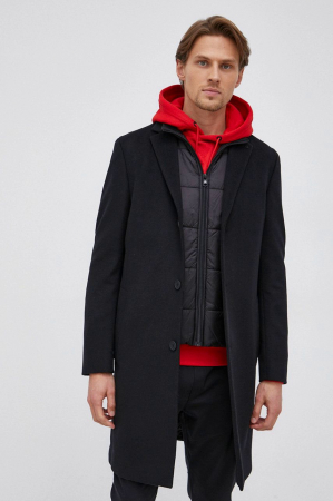 Paltoane barbati - Palton de lana Calvin Klein K10K107424