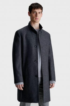 Paltoane barbati - Palton de lana Calvin Klein K10K112048