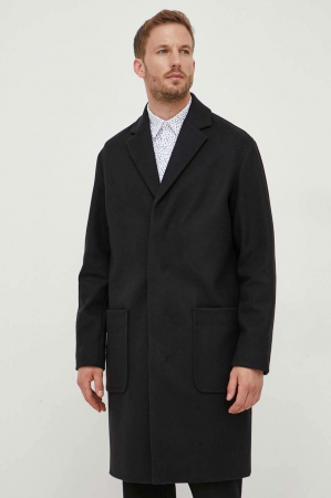 Paltoane barbati - Palton de lana Calvin Klein K10K111745