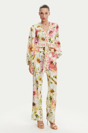 Guess W5GB46 Women's Floral-Print Pants [2]