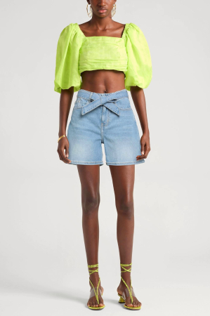NOUTATI - Karl Lagerfeld women's denim shorts 24FW1100D23