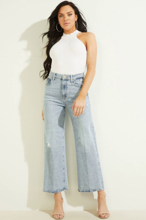 Blugi dama Wide Leg cu talie inalta Guess jeans W2YA17D4K32 [3]