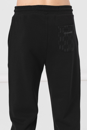 Pantaloni de trening Karl Lagerfeld cu banda in talie cu snur de ajustare [5]