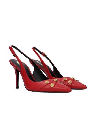 Pantofi Slingback Versace F85720 Piele Eleganti [1]