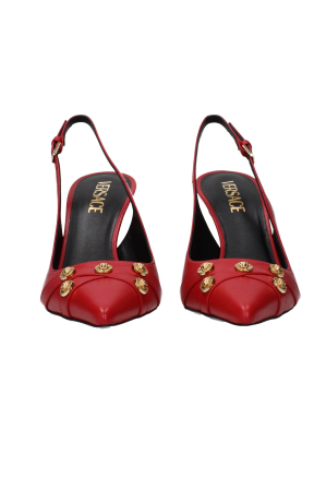 Pantofi Slingback Versace F85720 Piele Eleganti [2]