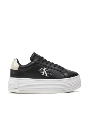NOUTATI - Calvin Klein Jeans Bold Flat Low Lace Women's Shoes Lth Ml Mtl YW0YW01516
