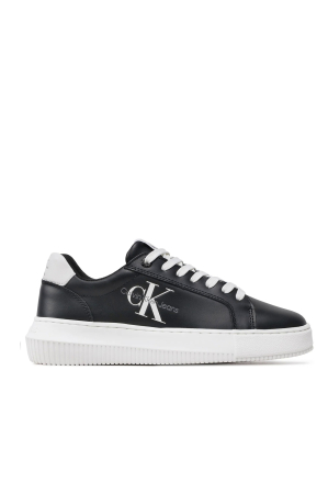 NOUTATI - Calvin Klein Jeans Chunky Cupsole Laceup Women's Shoes Mon Lth Wn YW0YW00823