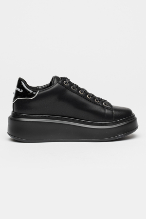 Pantofi sport wedge negri Karl Lagerfeld KL63528 cu platforma si detalii decorative [1]