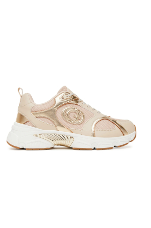 NOUTATI - Pantofi sport cu insertii de plasa Guess FLTIBI